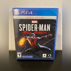 SPIDER-MAN MILES MORALES LAUNCH EDITON PLAY STATION 4 GAME PS5 UPGRADE AVAILABLE
